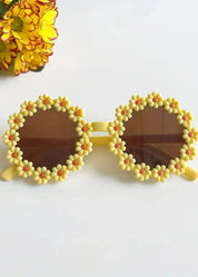 Flower Round Glasses