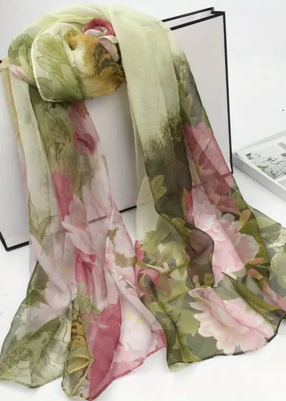 Peony Print Scarve