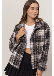 Plaid Boucle Jacket