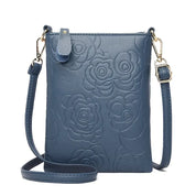 Embossed Floral Crossbody