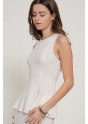Penny Peplum Top
