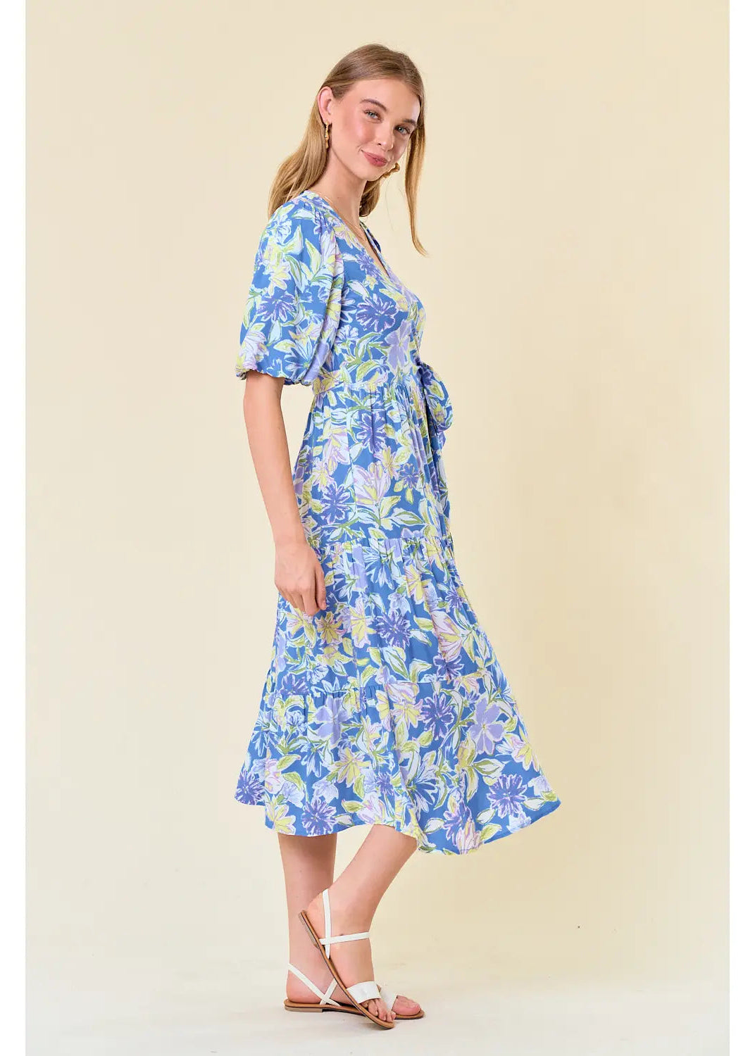 Wren Wrap Midi Dress