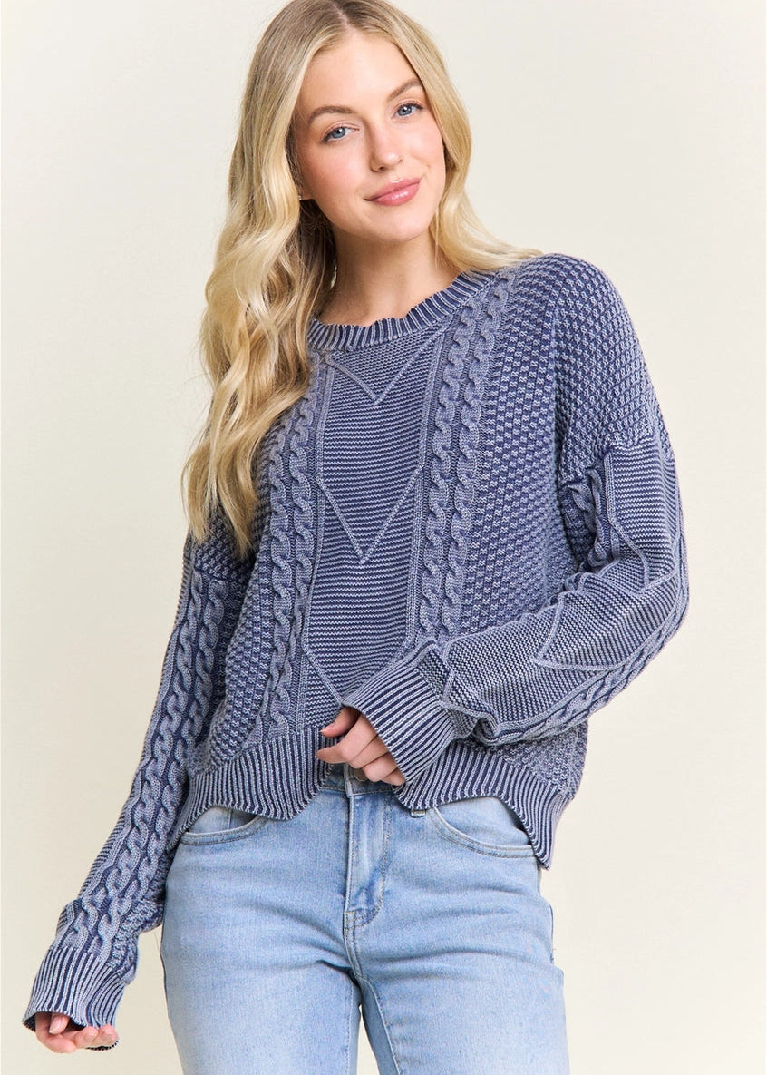 Chase Cable Knit Sweater
