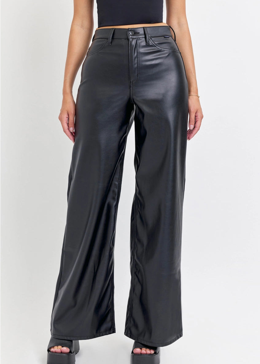 Lee Leather Wide Leg