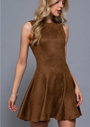 Savanna Suede Mini Dress