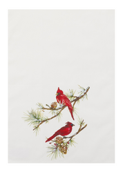 Snow Cardinal Kitchen Towel