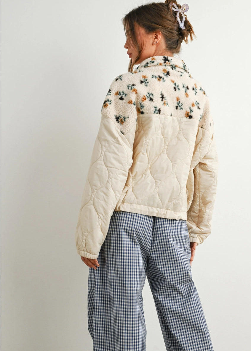 Floral Puffer Jacket