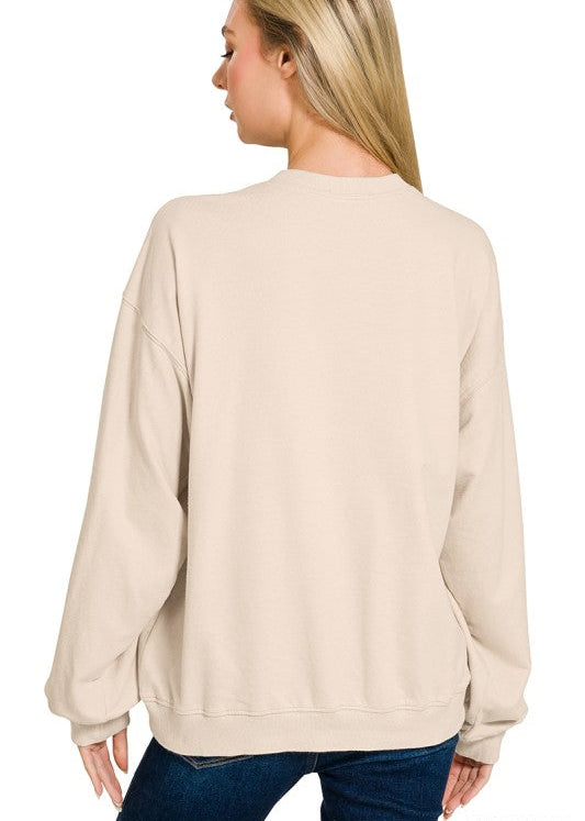 American Flag Pullover