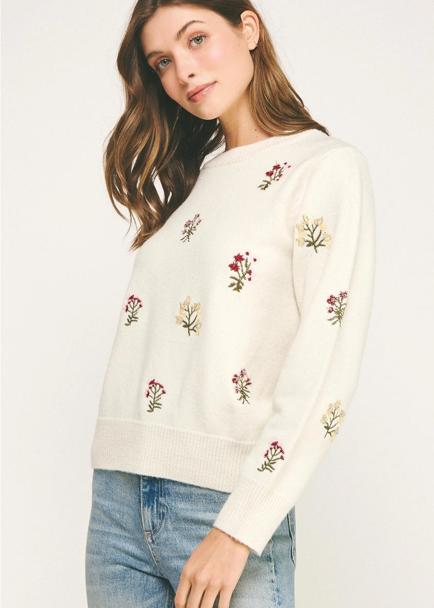 Fae Floral Sweater