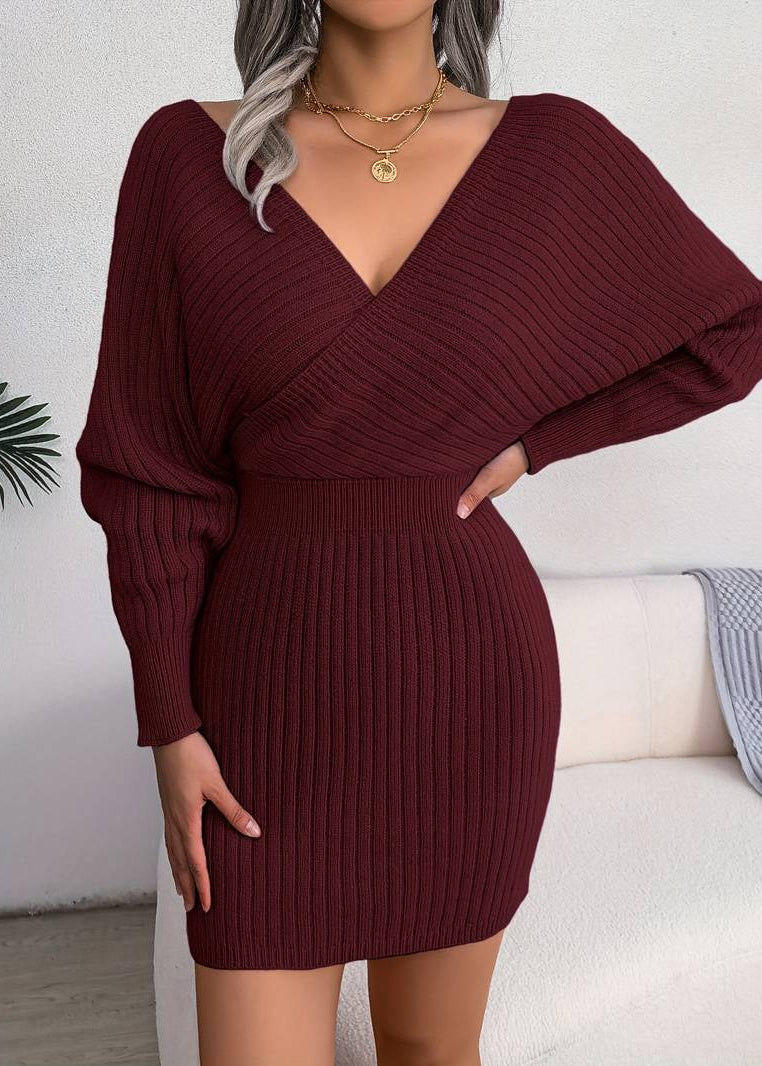 Criss-Cross Sweater Dress