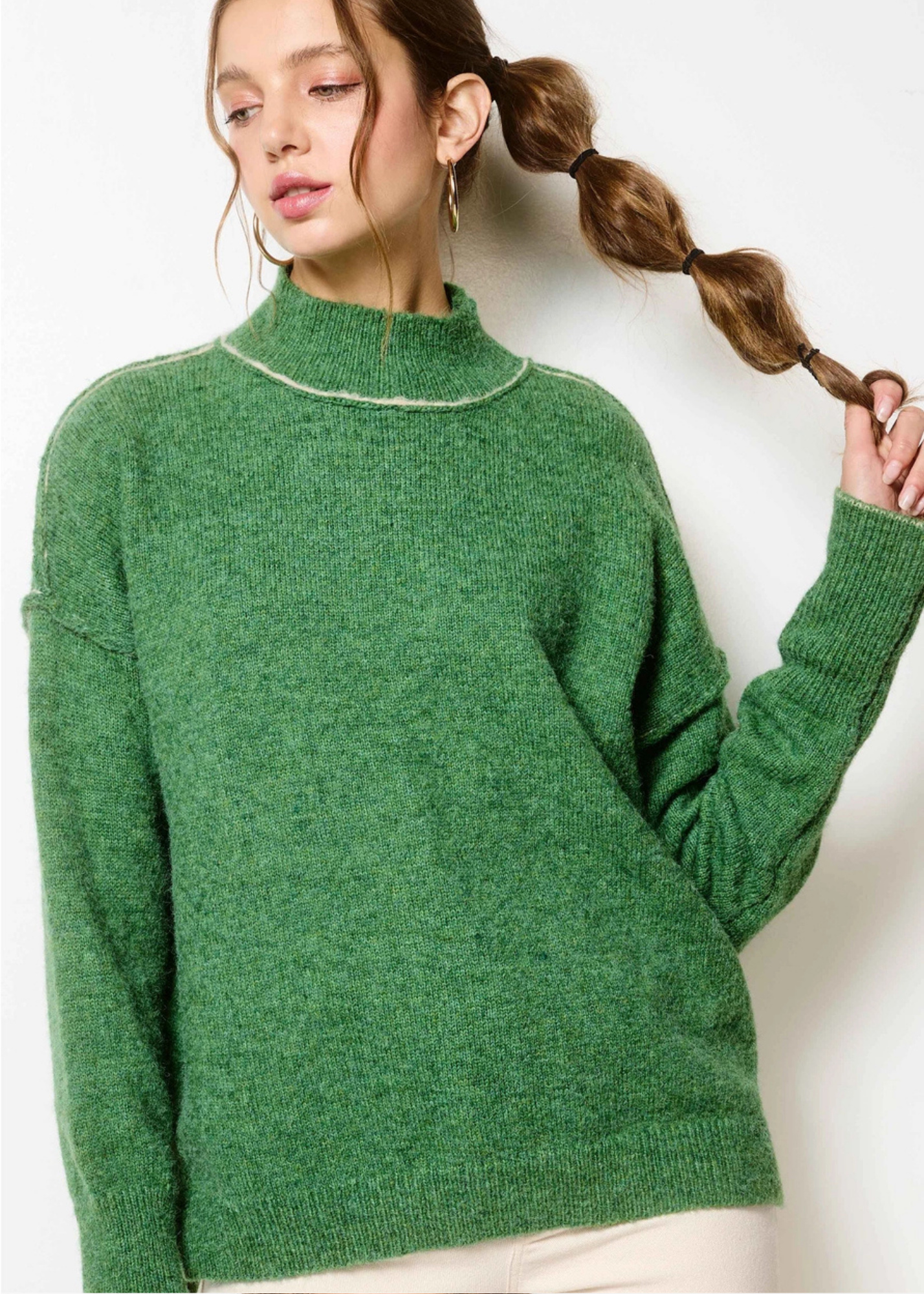 Maisie Mock Neck Sweater