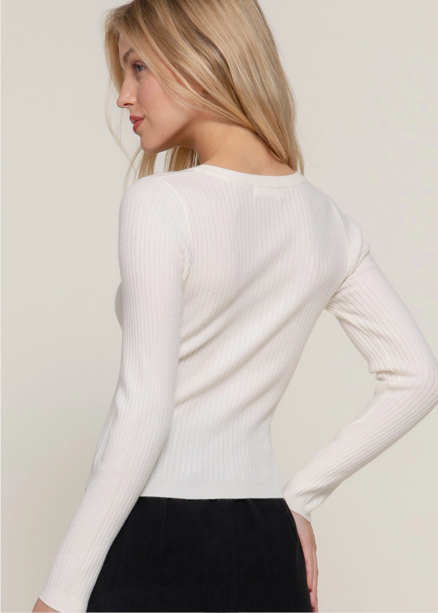 Henley Sweater Top