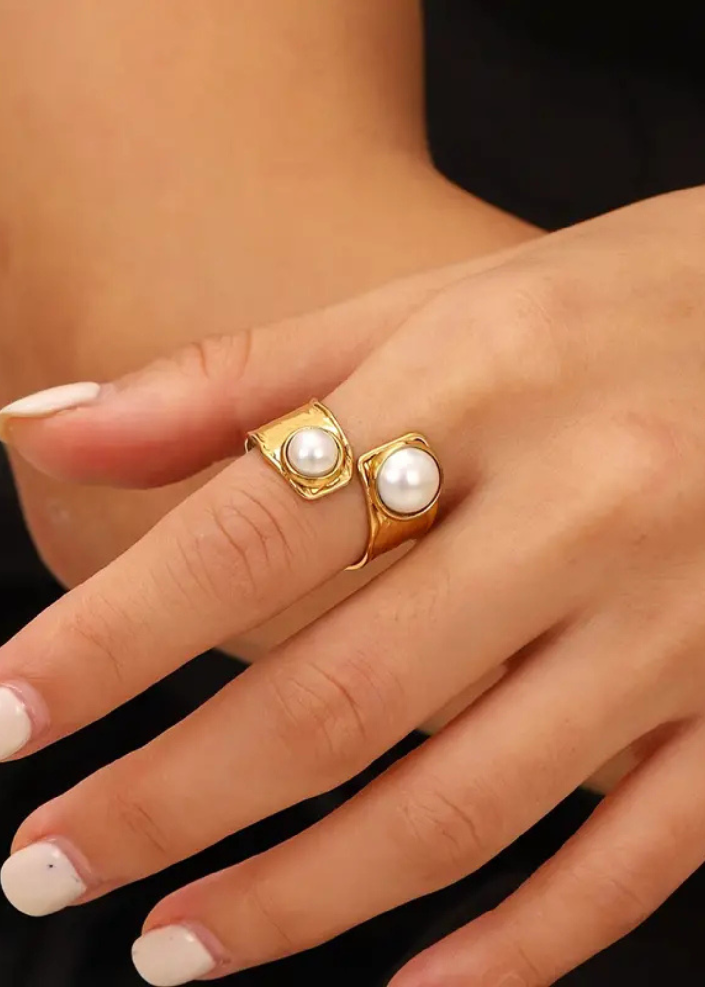 French-Inspired Open Ring