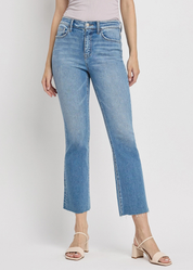 Clayton Crop Flare Jeans