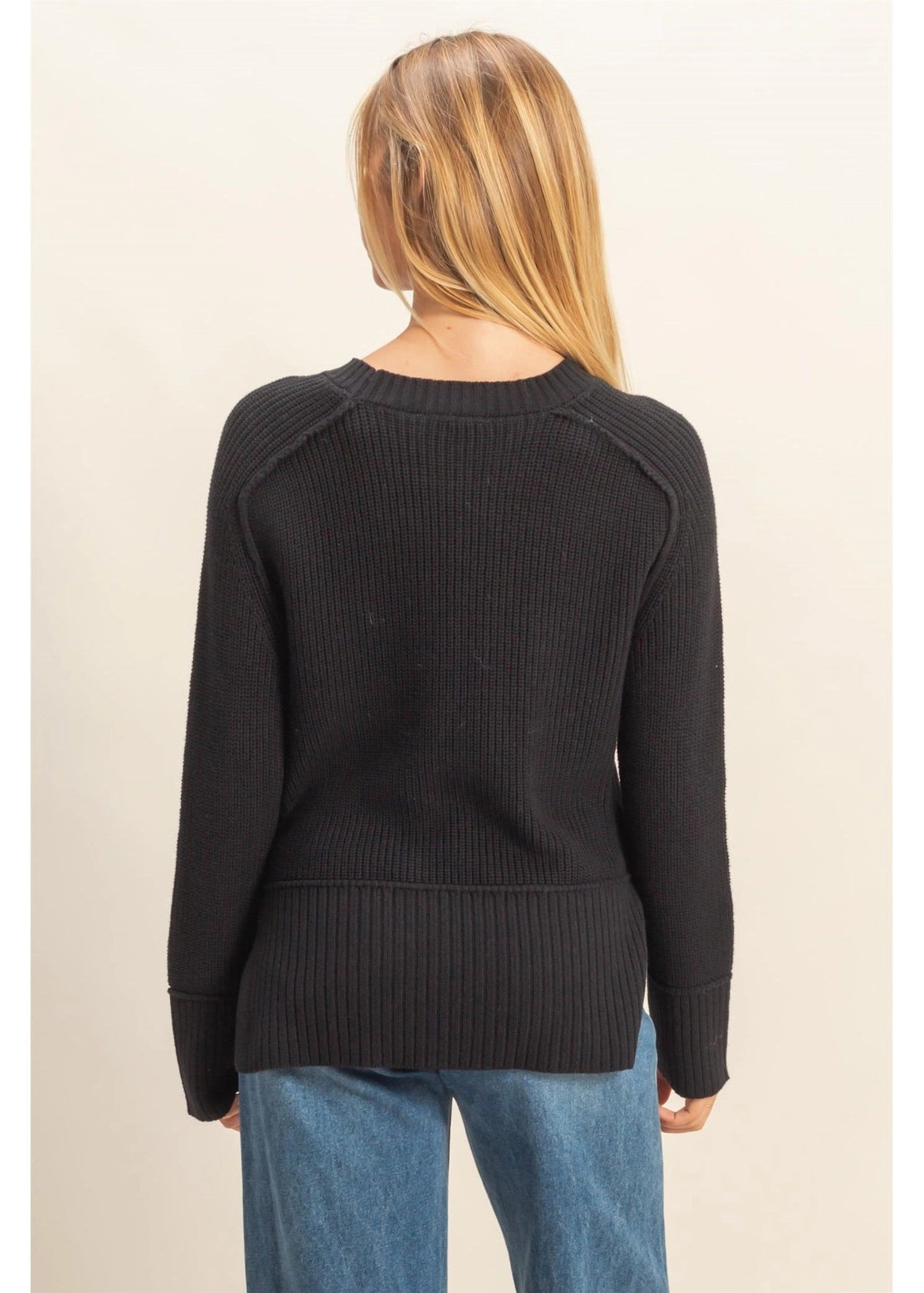 Side Slit Sweater