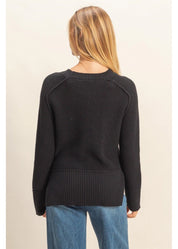Side Slit Sweater