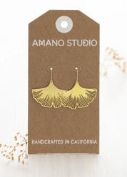 Ginkgo Leaf Earring