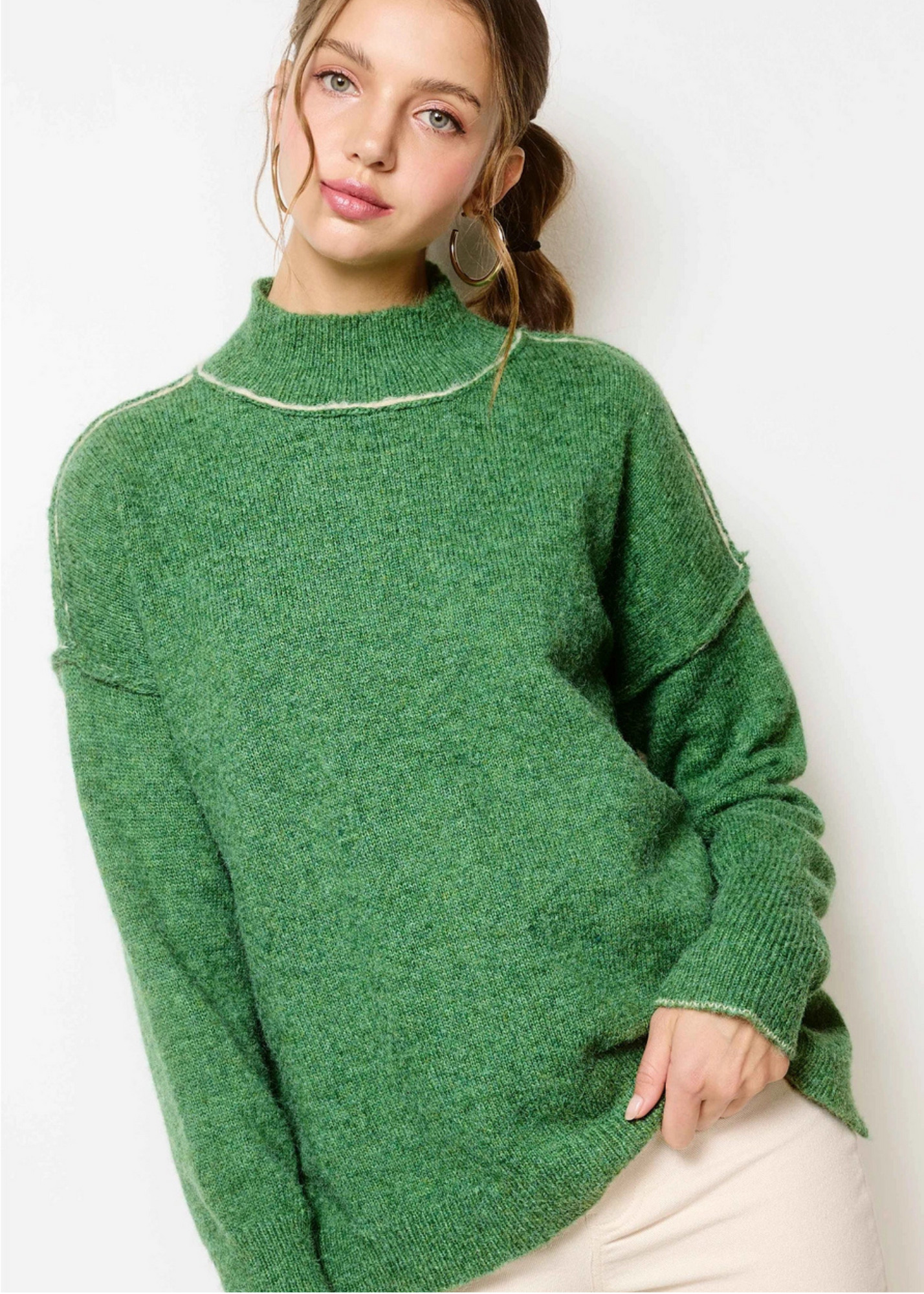 Maisie Mock Neck Sweater