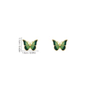 Butterfly Clip On Earrings
