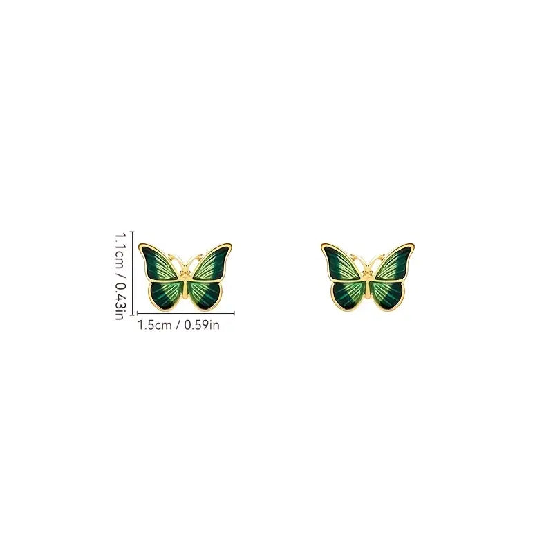 Butterfly Clip On Earrings