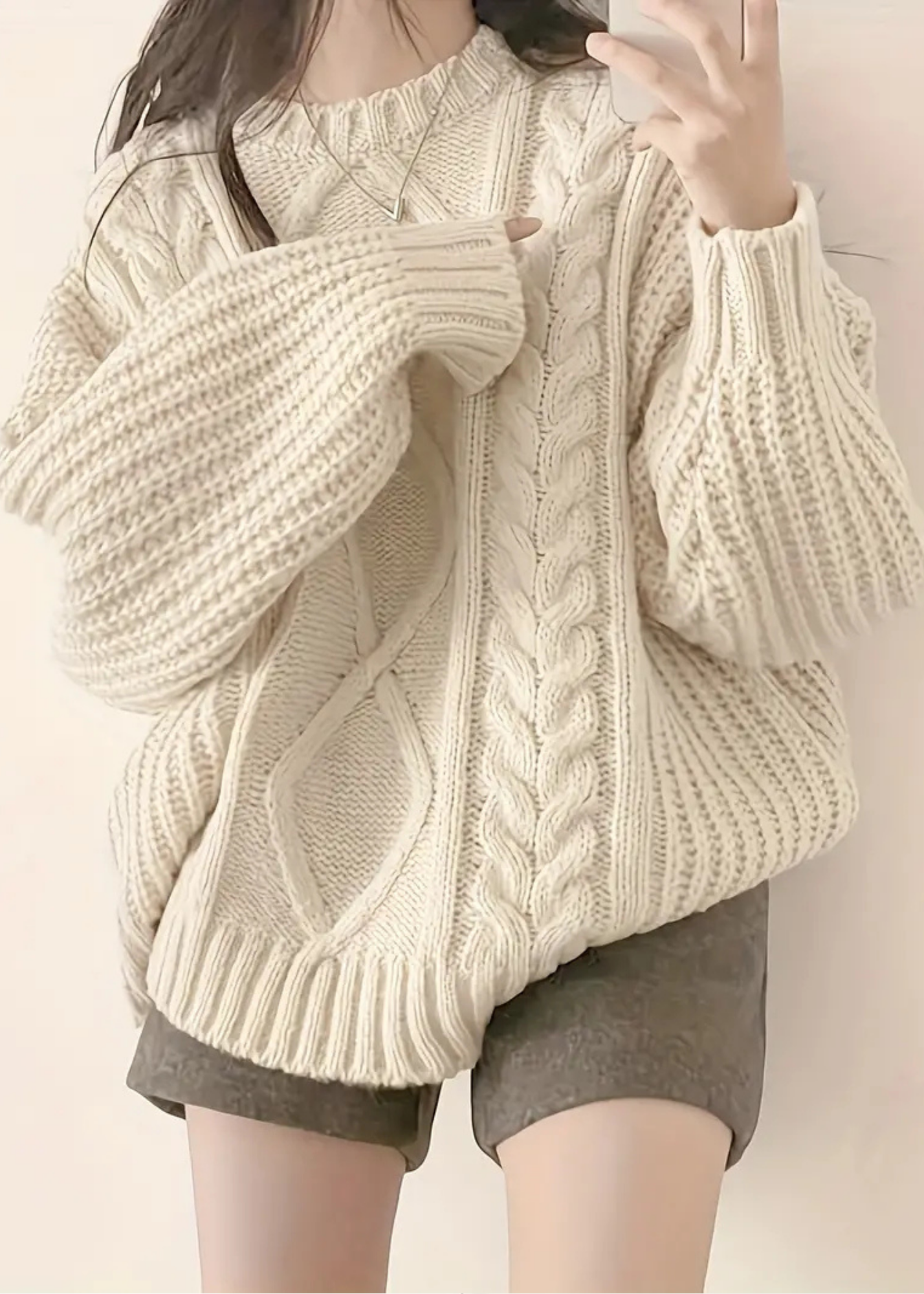 Celia Cable Knit Sweater