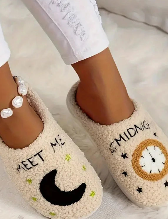 Meet Me At Midnight Slippers