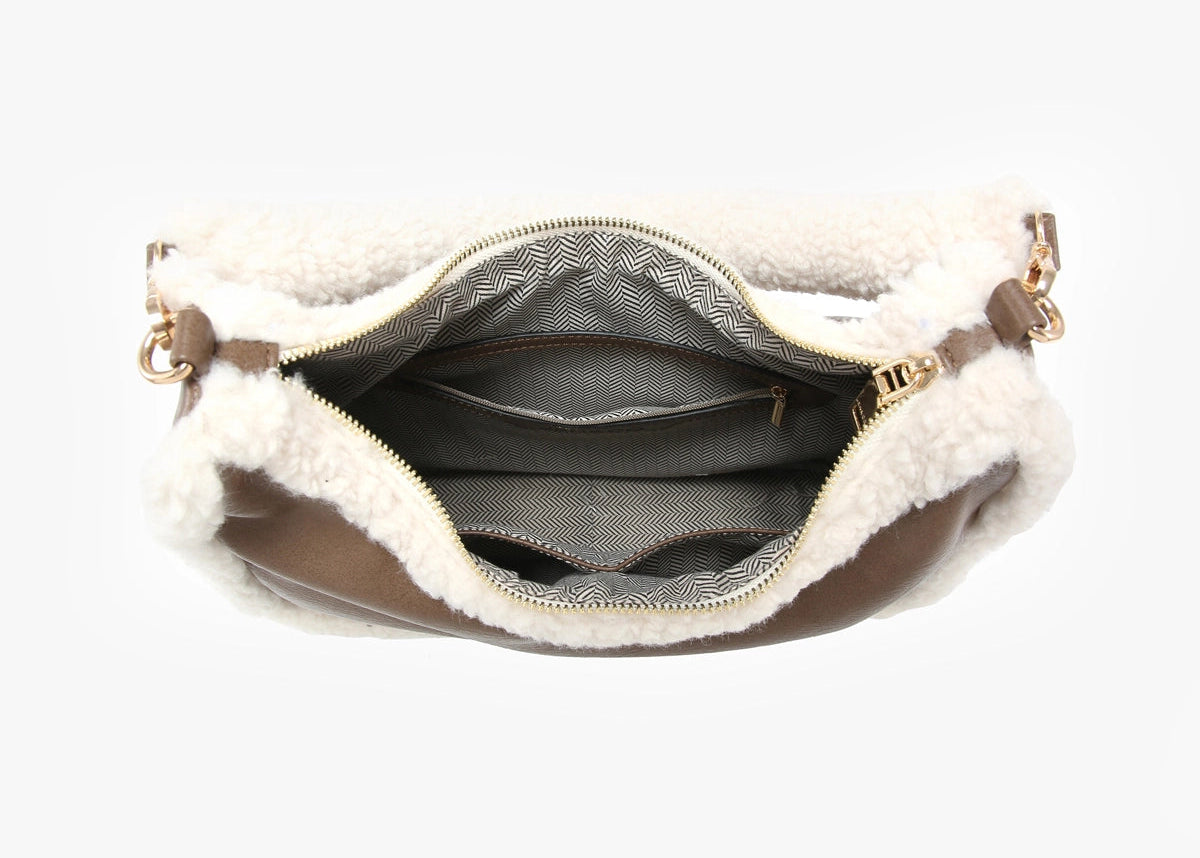 Reece Sherpa Trim Bag