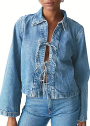 Carolyn Cropped Denim Jacket