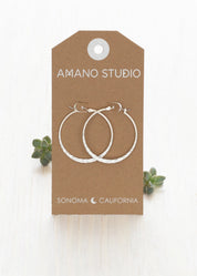 AS-Silver Hoops
