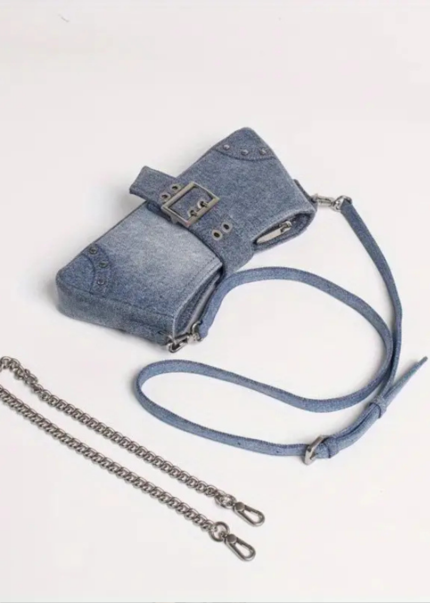 Denim Shoulder Bag