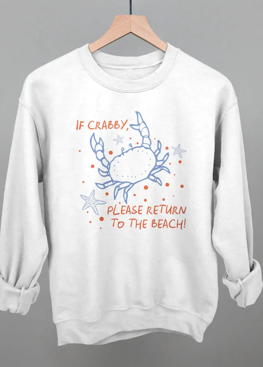Crabby/Beach Sweatshirt
