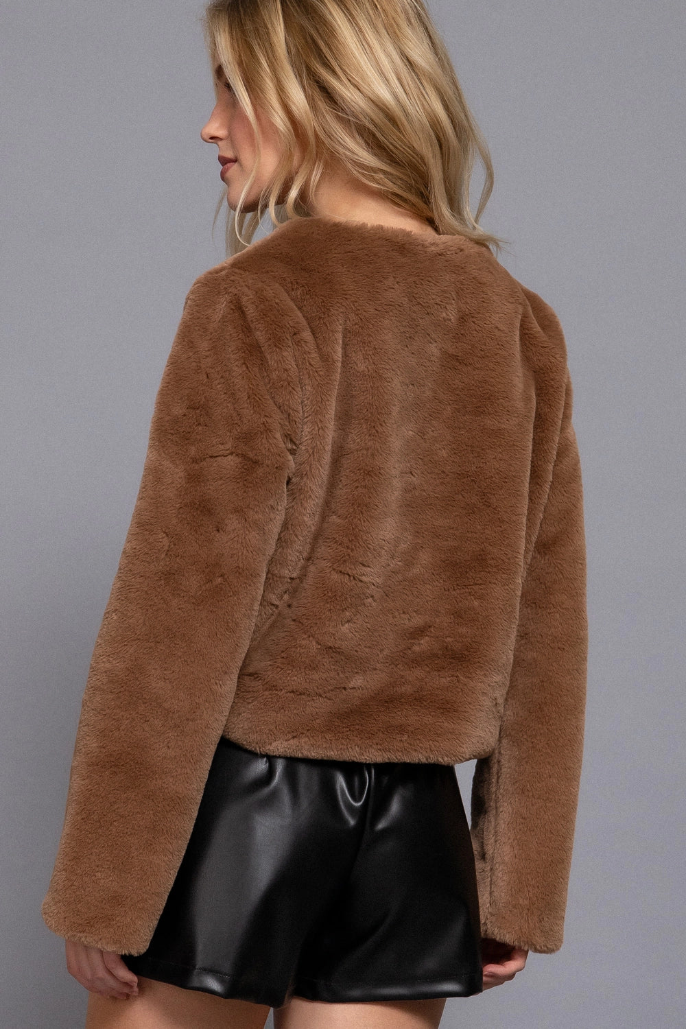 Brunella Faux Fur Blazer