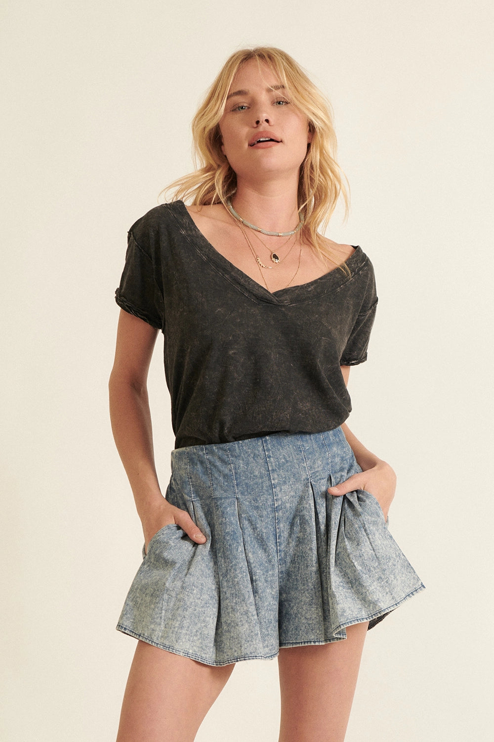 Taylor Denim Skort