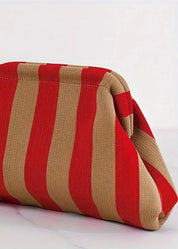 Dory Striped Clutch