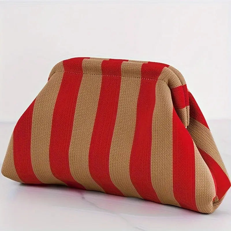 Dory Striped Clutch