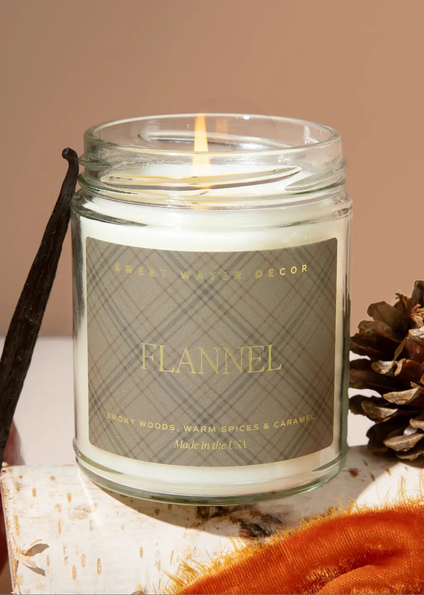 Flannel Candle