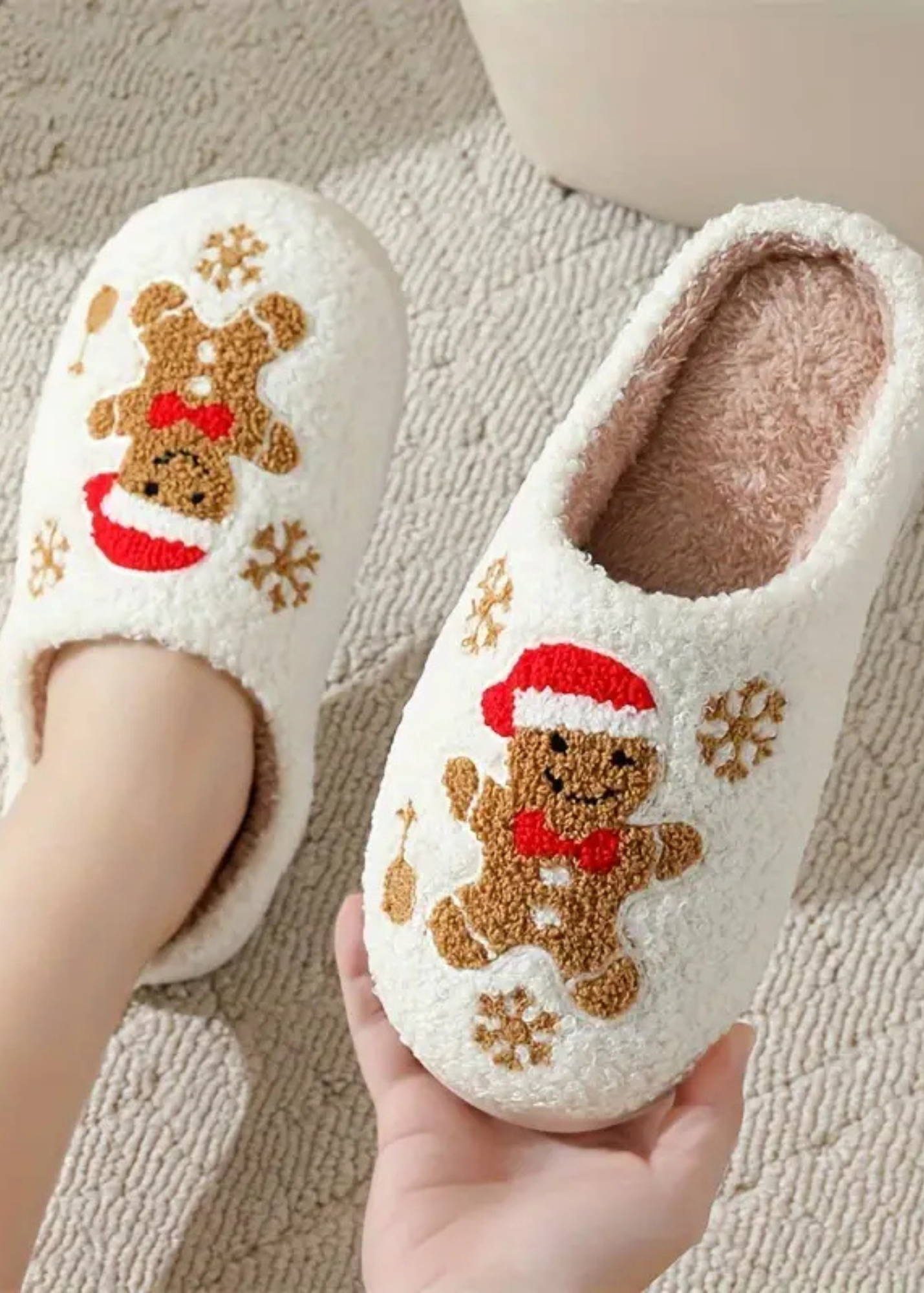 Gingerbread Man Slipper