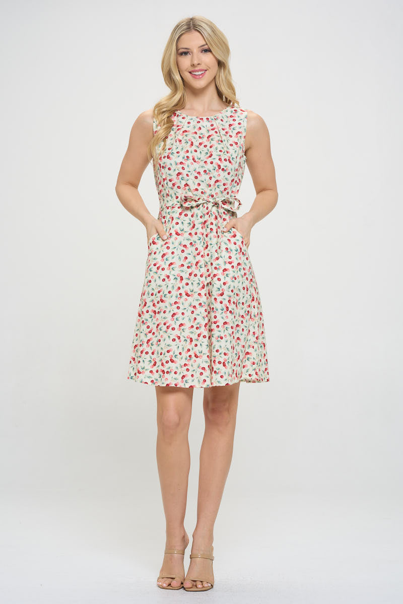 Cherry Print Dress