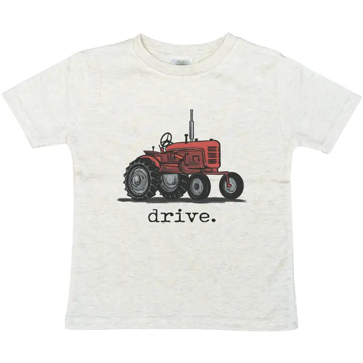 "Drive" Red Tractor Shirt