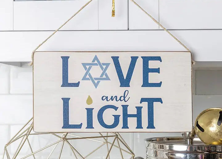 Hanukkah Hanging Sign