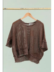 Openwork Blouse