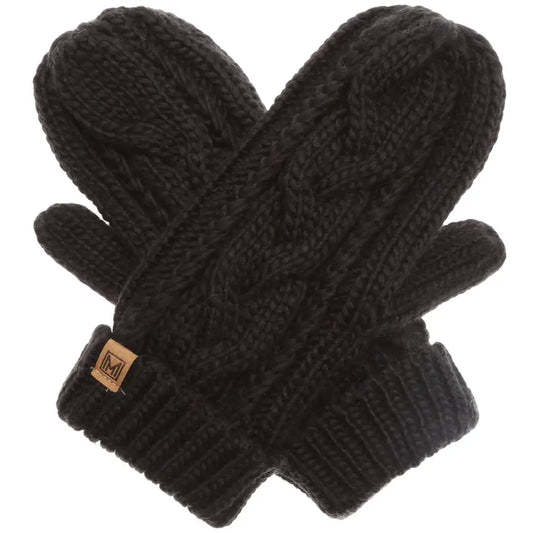 Connie Cable Knit Mittens