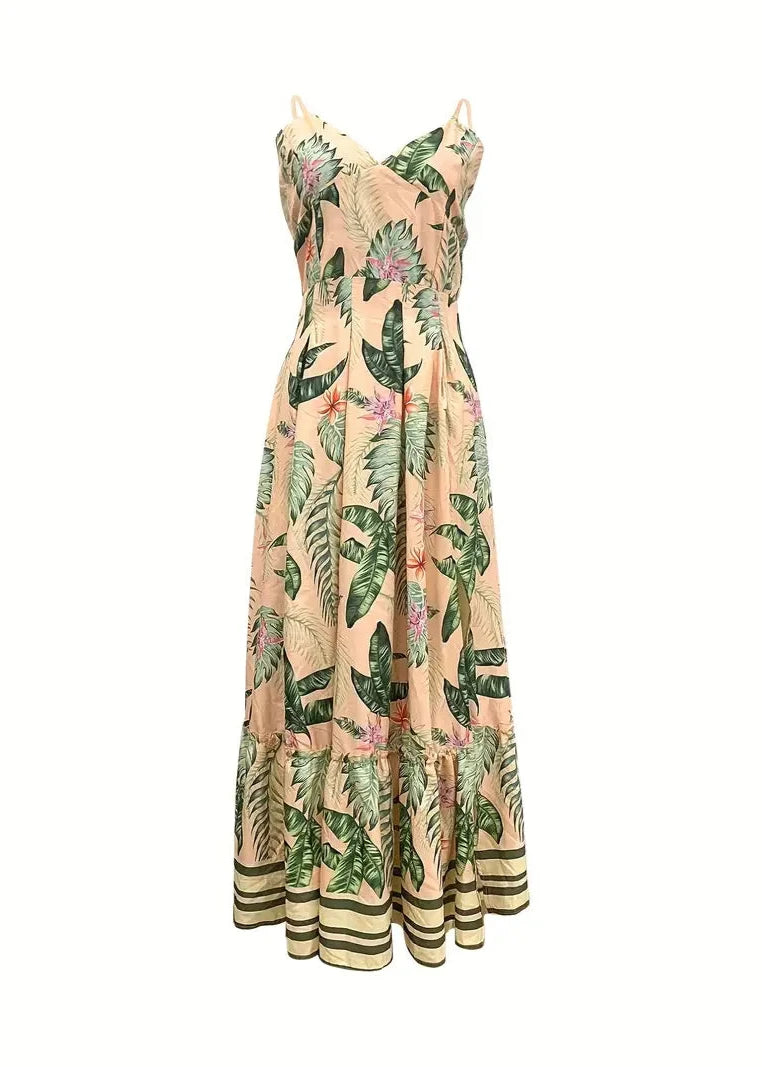 Tropical Plant Dress