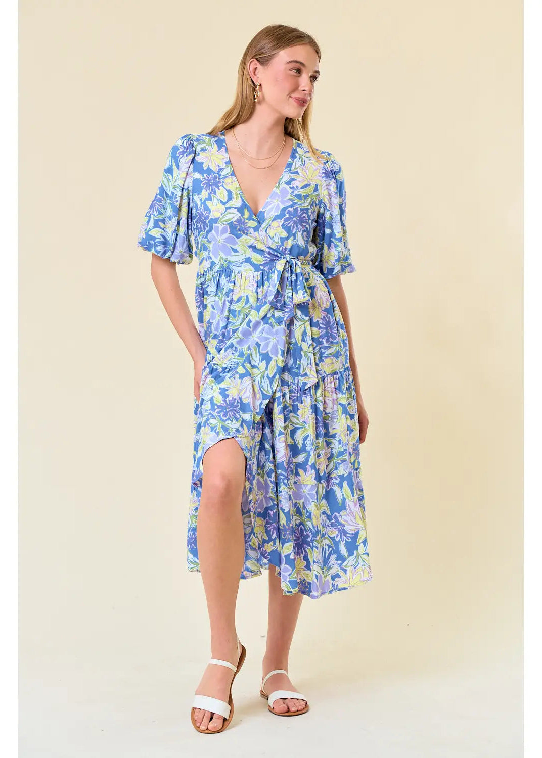 Wren Wrap Midi Dress