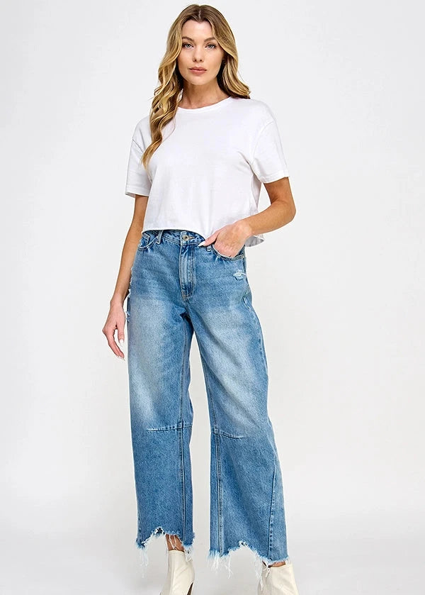 Slouchy Horseshoe Jeans