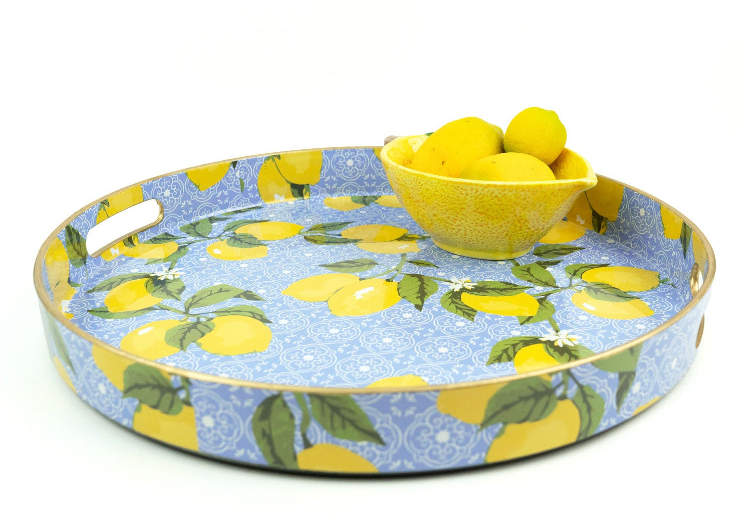 Lemon Round Tray
