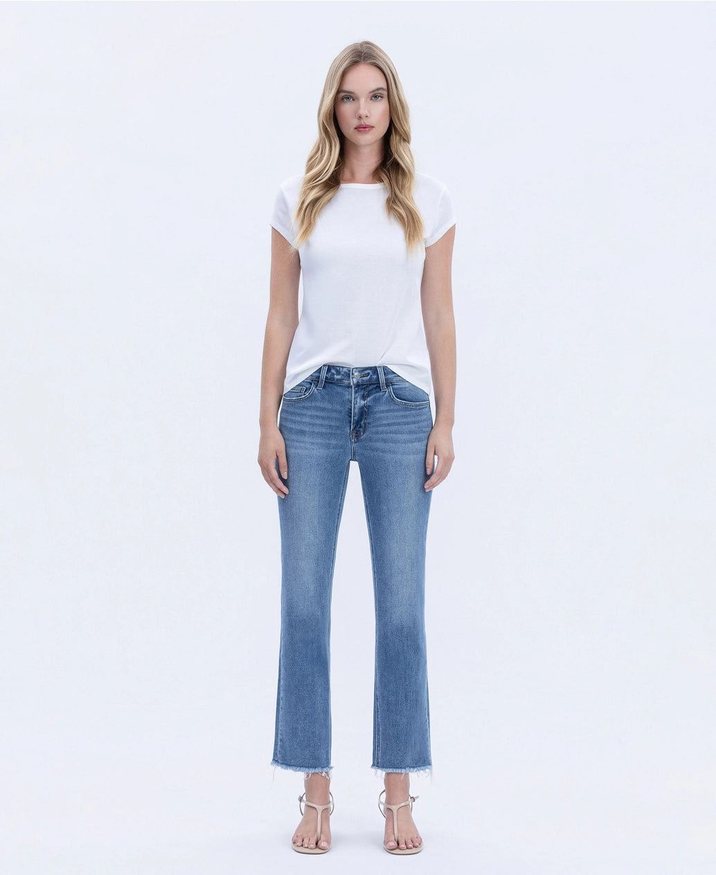 Crew Crop Straight Jeans