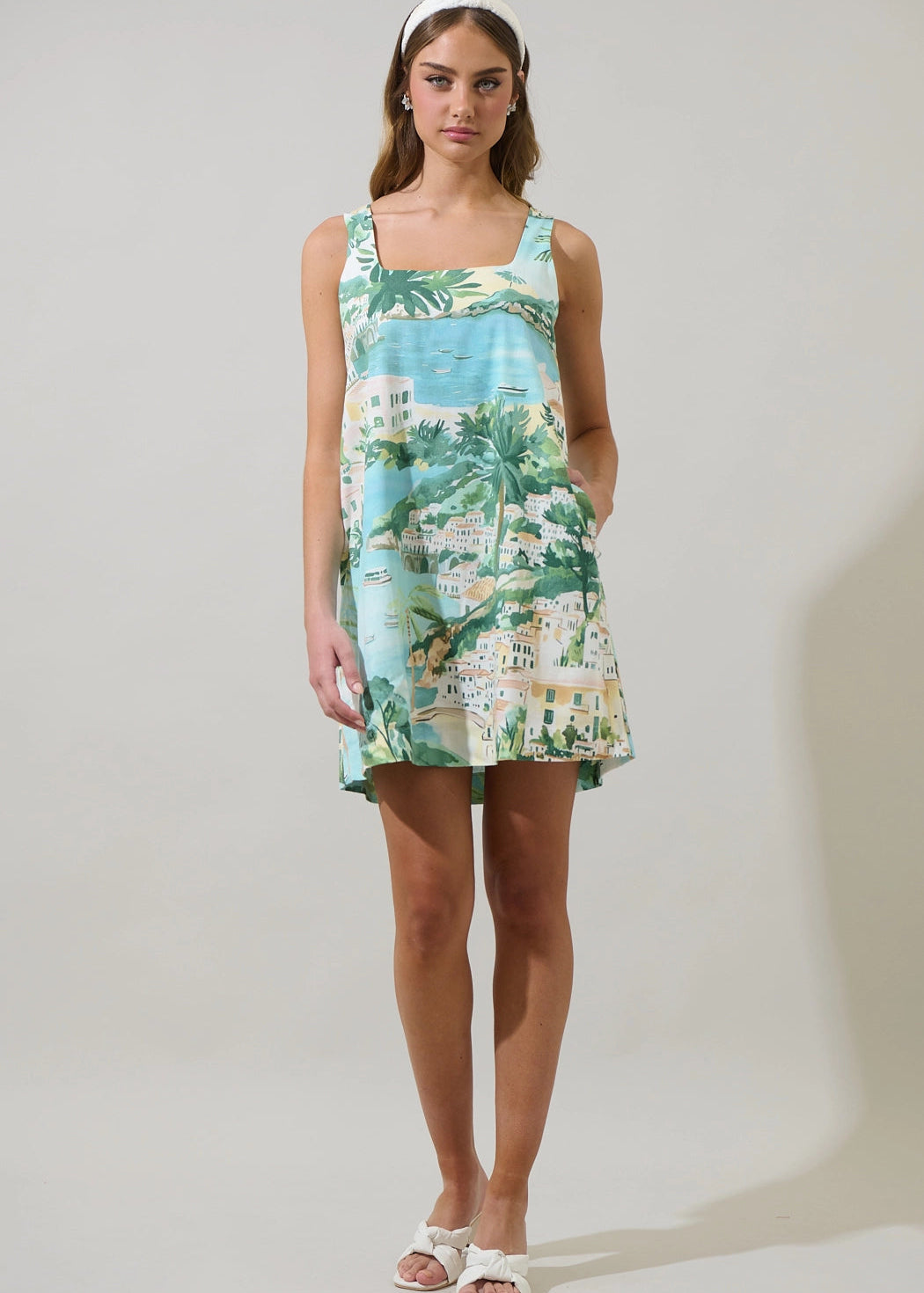 Piti Town Shift Dress
