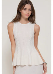 Penny Peplum Top