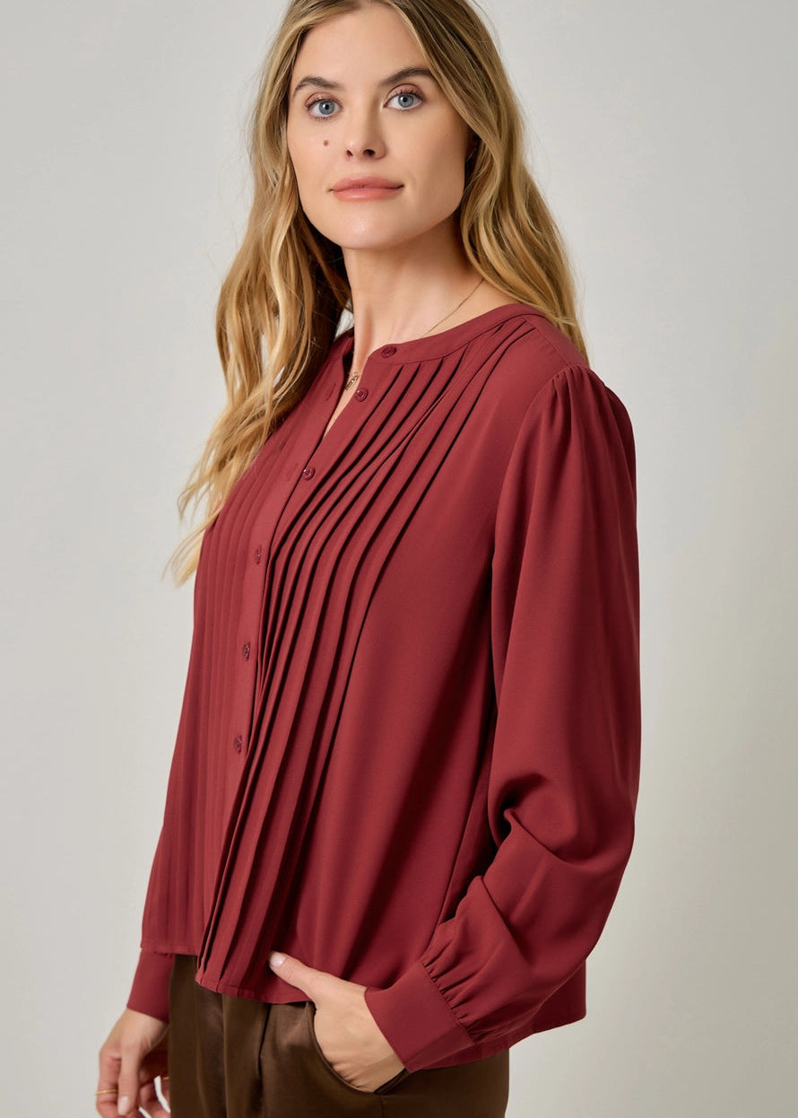 Piper Pleated Shirt